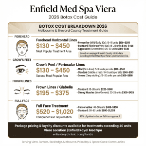 botox per unit pricing guide for the resident of brevard county and sorrounding communities | Enfield Royal Med Spa Viera