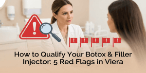 How to qualify your Botox and filler injector in Viera and identify red flags