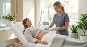 Body sculpting aftercare in Brevard County showing post-treatment fat reduction and recovery process