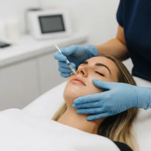 Pain management and comfort-focused lip filler injection techniques at Enfield Royal Medspa in Viera, FL ensuring a safe and relaxing treatment.