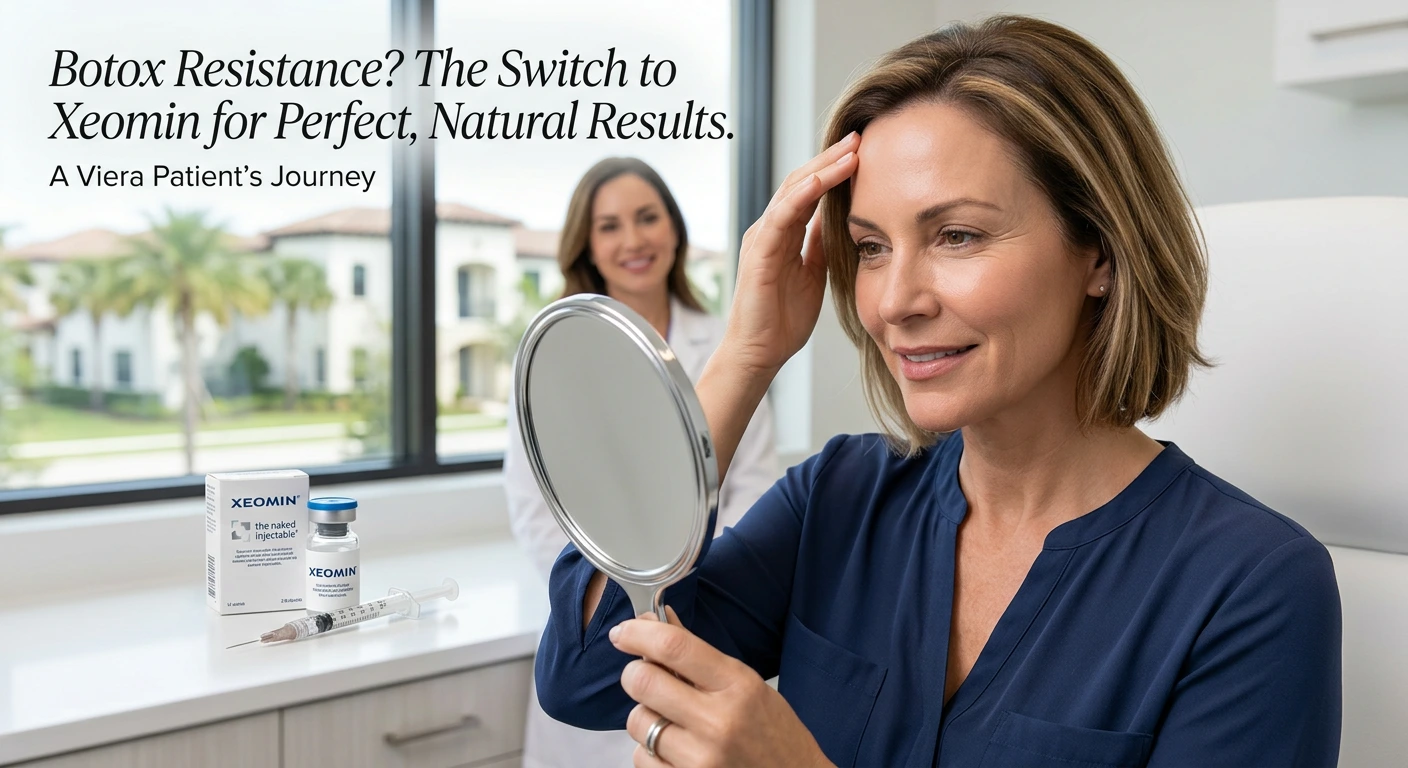 Information about Botox resistance and Xeomin alternatives for aesthetic treatments at Enfield Royal Medspa Viera FL.