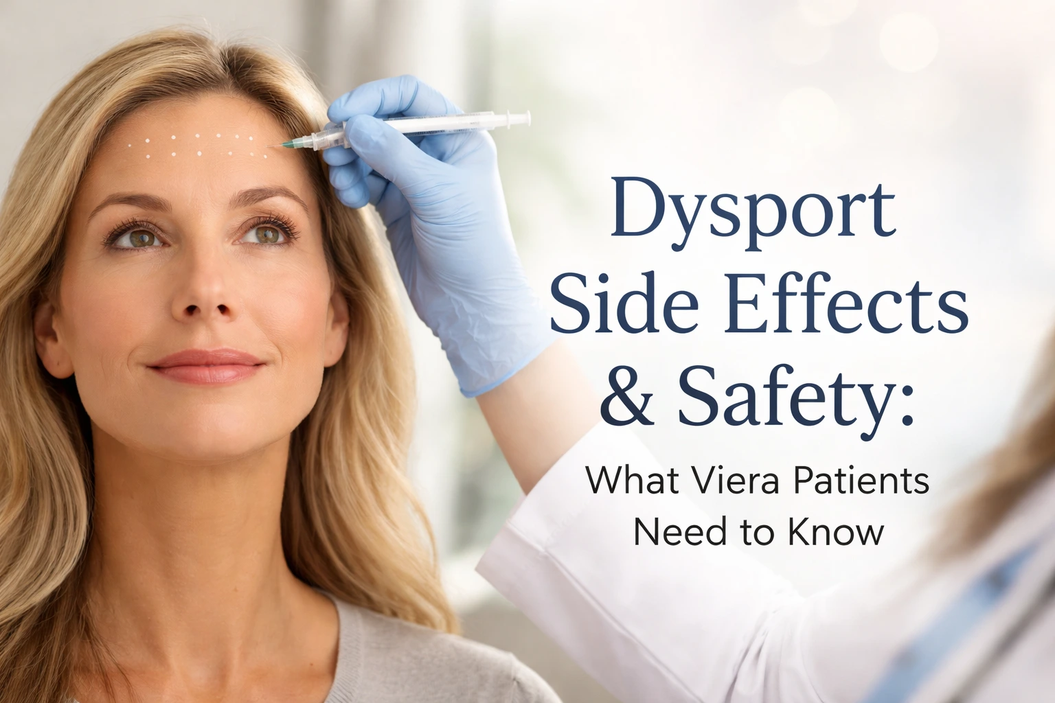 Dysport side effects and safety information for patients in Viera.