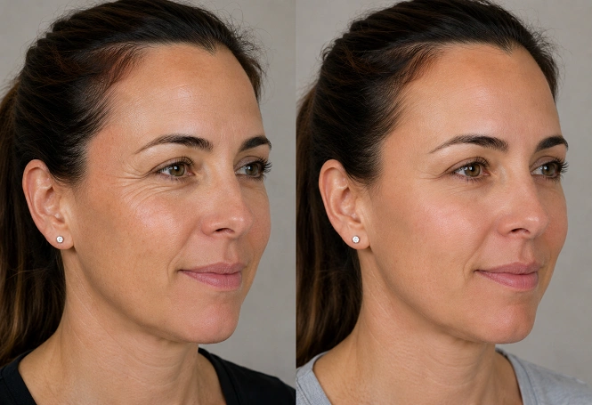 Botox® crow’s feet before and after results at Enfield Royal Clinic serving Branchburg and Somerset County, NJ.