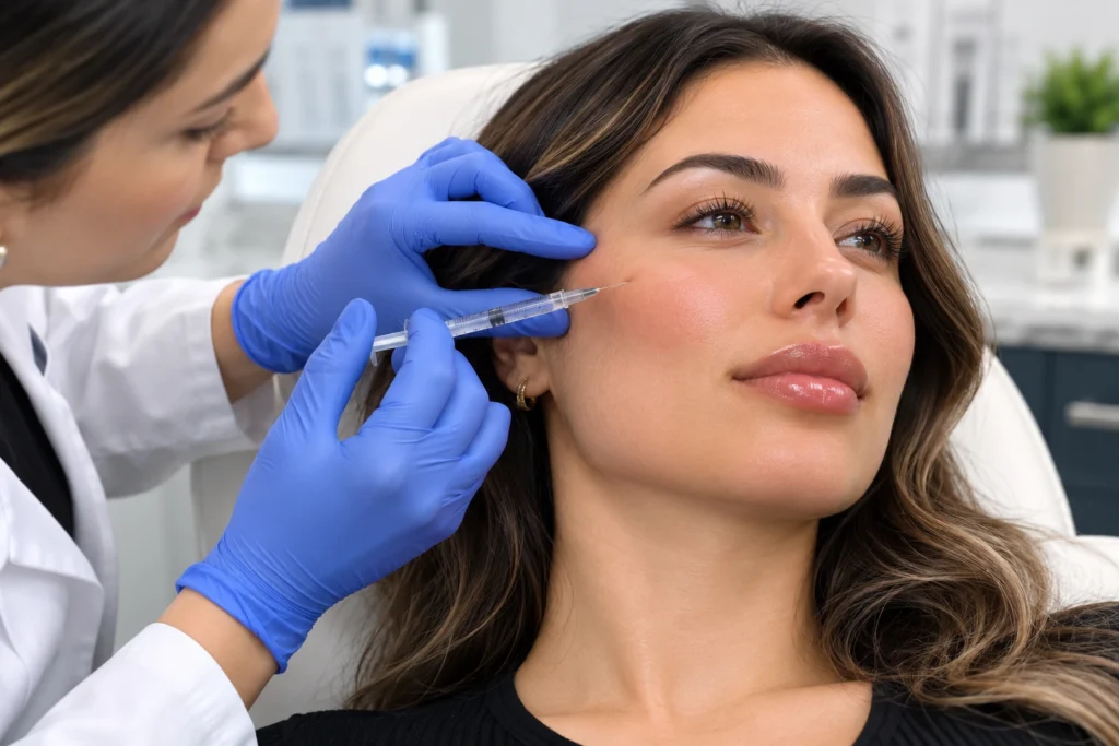 Cheek filler treatment in Somerset County NJ at Enfield Royal Clinic Branchburg