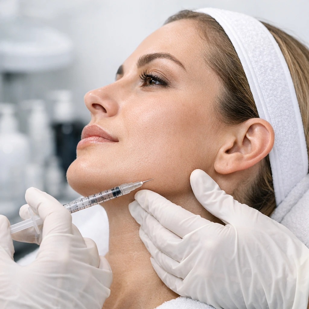Jawline fillers treatment at Enfield Royal Clinic in Branchburg, NJ for enhanced facial contouring in Somerset County