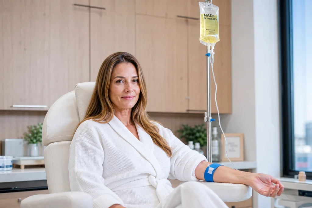 NAD+ IV drip therapy at Enfield Royal Med Spa in Branchburg NJ serving Somerset County patients