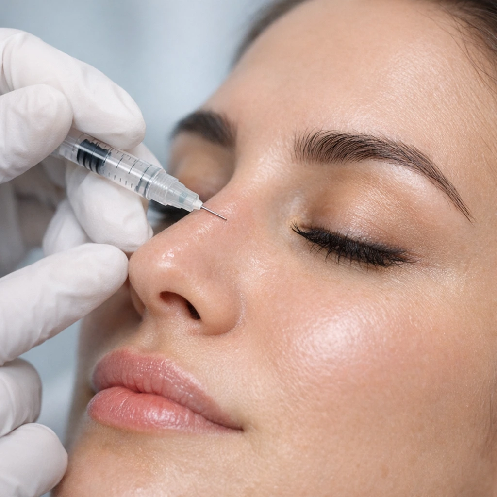 Nose filler liquid rhinoplasty treatment in Somerset County NJ at Enfield Royal Clinic Branchburg