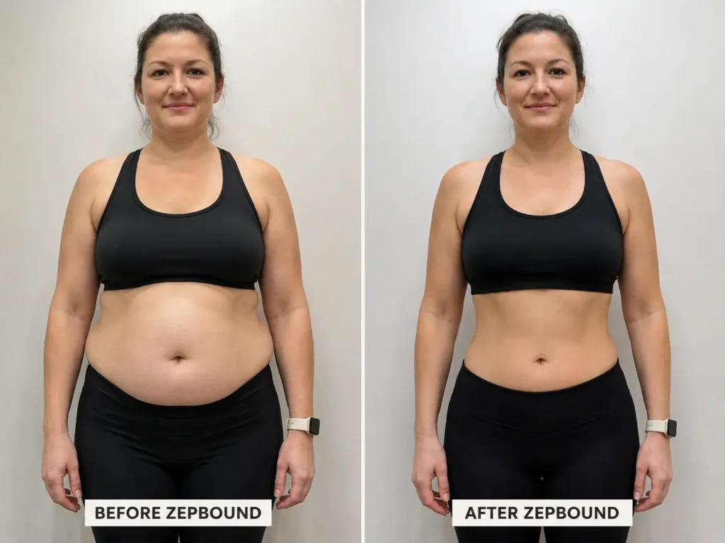 Zepbound before and after weight-loss treatment in Branchburg, NJ