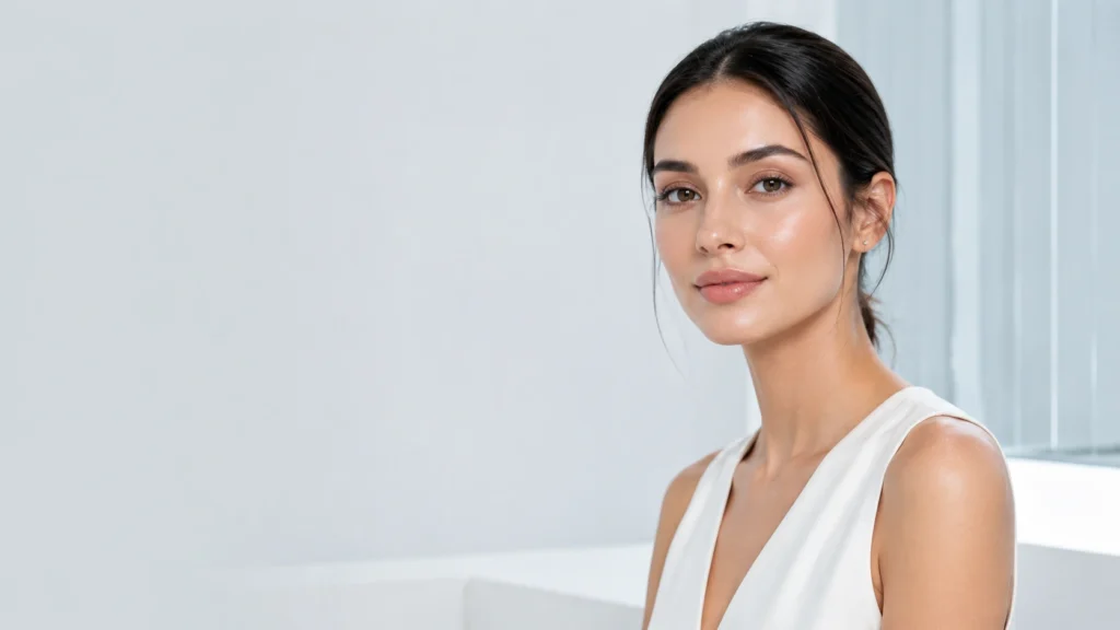 Woman with clear, healthy skin representing skin treatments in Branchburg, NJ including HydraFacial, chemical peels, and microneedling