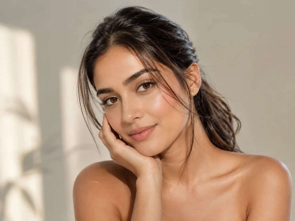 Woman with healthy, glowing skin representing professional skin treatments at Enfield Royal Clinic serving Bridgewater, New Jersey.