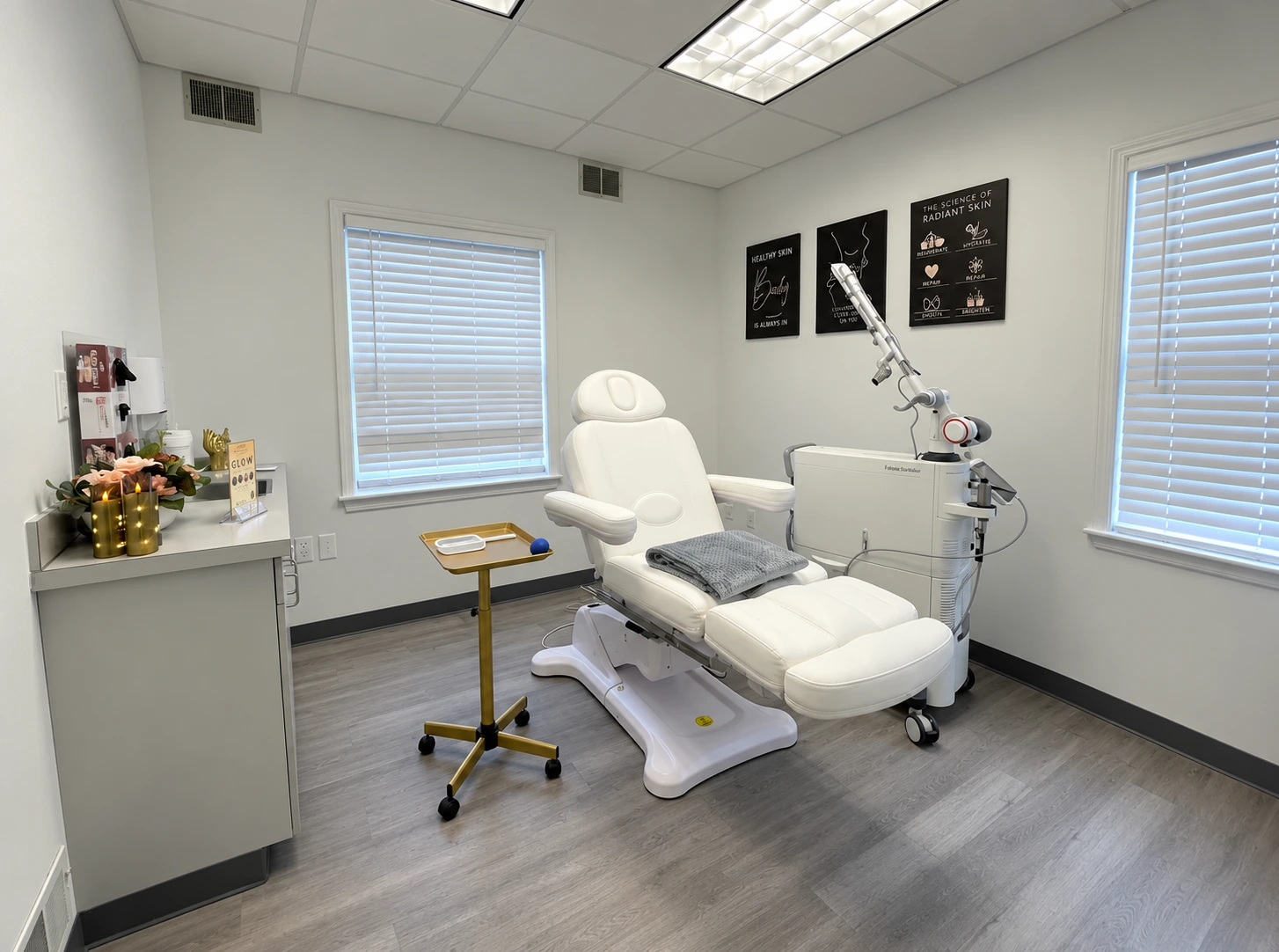 Modern treatment room at Enfield Royal Clinic in Manville, NJ