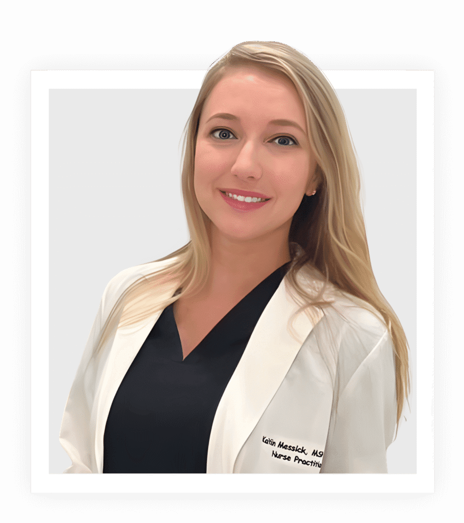 Kaitlin Messick, FNP-C – Board-Certified Aesthetic Dermatology Nurse Practitioner at Enfield Royal Med Spa Viera, Florida specializing in natural-looking anti-aging and skin rejuvenation treatments