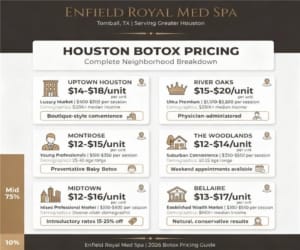 Houston prices Enfield Royal Med Spa Tomball