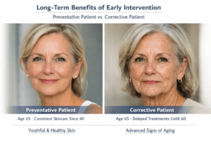 Preventative versus corrective Botox comparison results