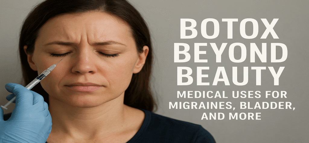 Botox Beyond Beauty – medical uses of Botox for migraines, bladder issues, and more