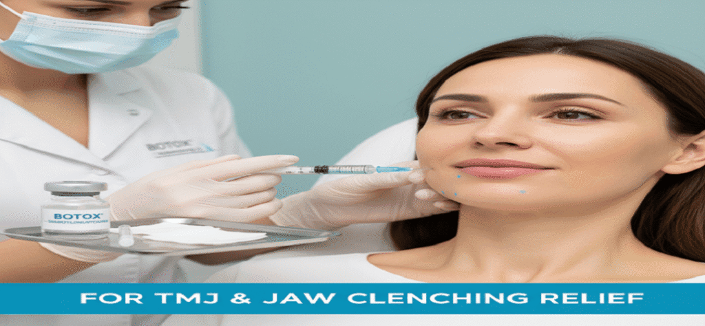 Botox treatment for TMJ disorder and jaw clenching relief at Enfield Royal Med spa