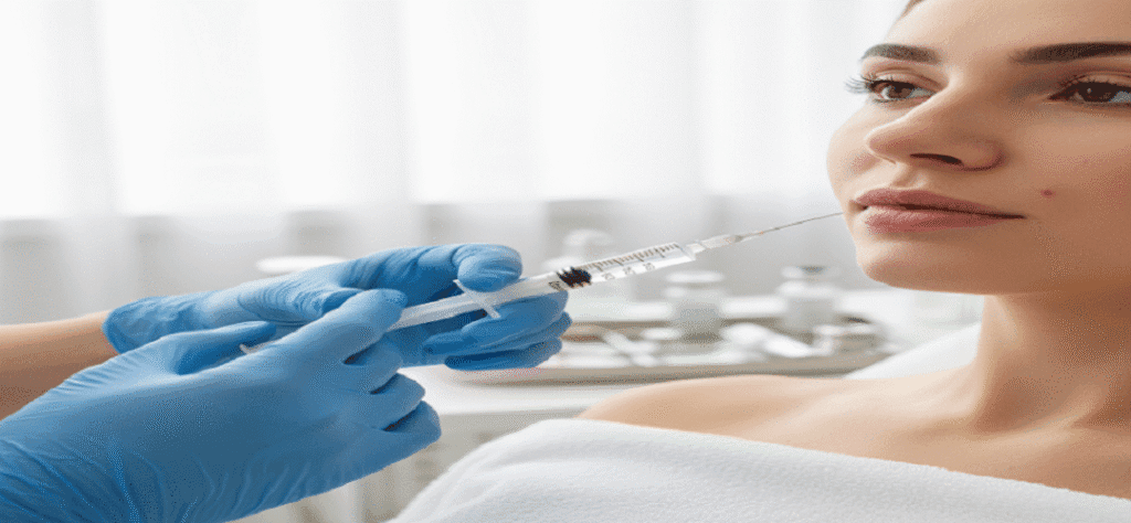 Masseter Botox treatment for jawline slimming and facial contouring at Enfield Royal Med spa in Tomball