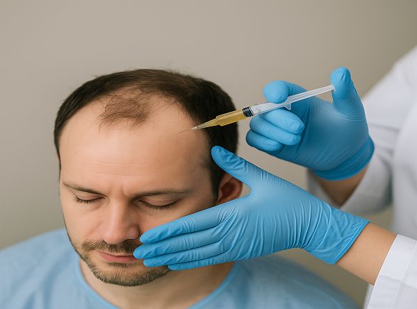 PRP Hair Restoration treatment at Enfield Royal Med Spa in Tomball