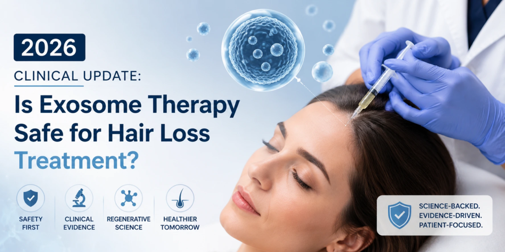 Exosome therapy injection treatment for hair loss in clinical setting 2026