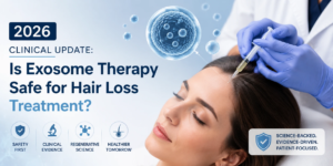 Exosome therapy injection treatment for hair loss in clinical setting 2026